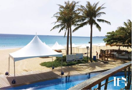 Tente en aluminium à câble croisé 3X3M-04